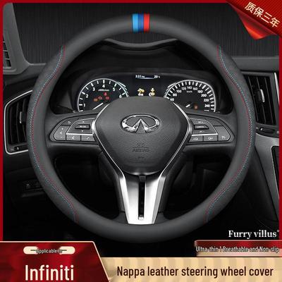 Past op Infiniti Stuurhoes: QX50, QX60, Q80, Q70L, Q50L, FX3 – Echt leer, Alle seizoenen.
