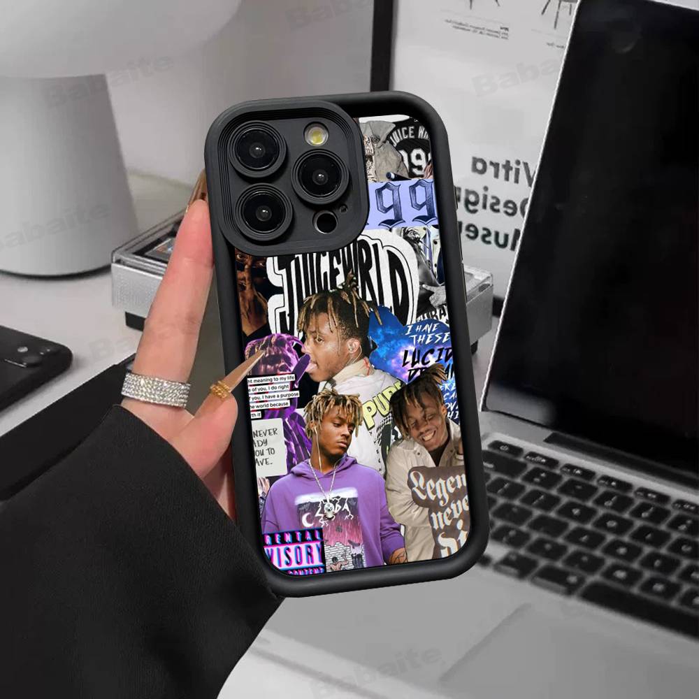 Rap Singer J-Juice W-Wrld Phone Case For IPhone 17 16 15 14 13 12 11 Pro Max 16E Plus INS Soft Cover