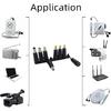 DC Adapter 8 Connector Set DC Power Adapter Converter, 5.5mm x 2.1mm Female to Male Jack Converter for Laptop, CD, MD, Tape Recorder, Radio Power