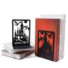 2Pcs Black Musical Notes Openwork Pattern Design Desktop Book Ends Office Desktop Home Bookends Gift For Book Loves Book Rack