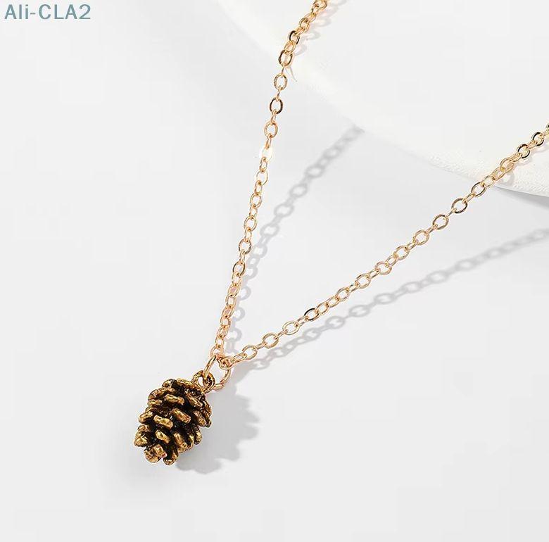 Стильная и универсальная цепочка из сплава с подвеской, цепочка для ключицы, модные серьги, набор ожерелий, декоративный элемент One Size