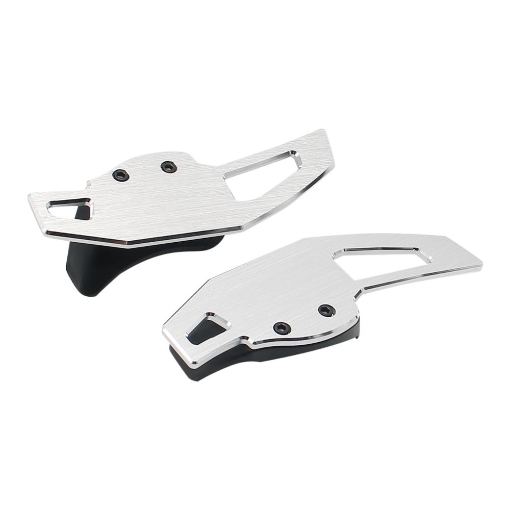 1 pair Car Steering Wheel DSG Shift Paddle Extension Shifters Sticker For Volkswagen Golf6 MK6 Jetta GTI R20 R36 CC