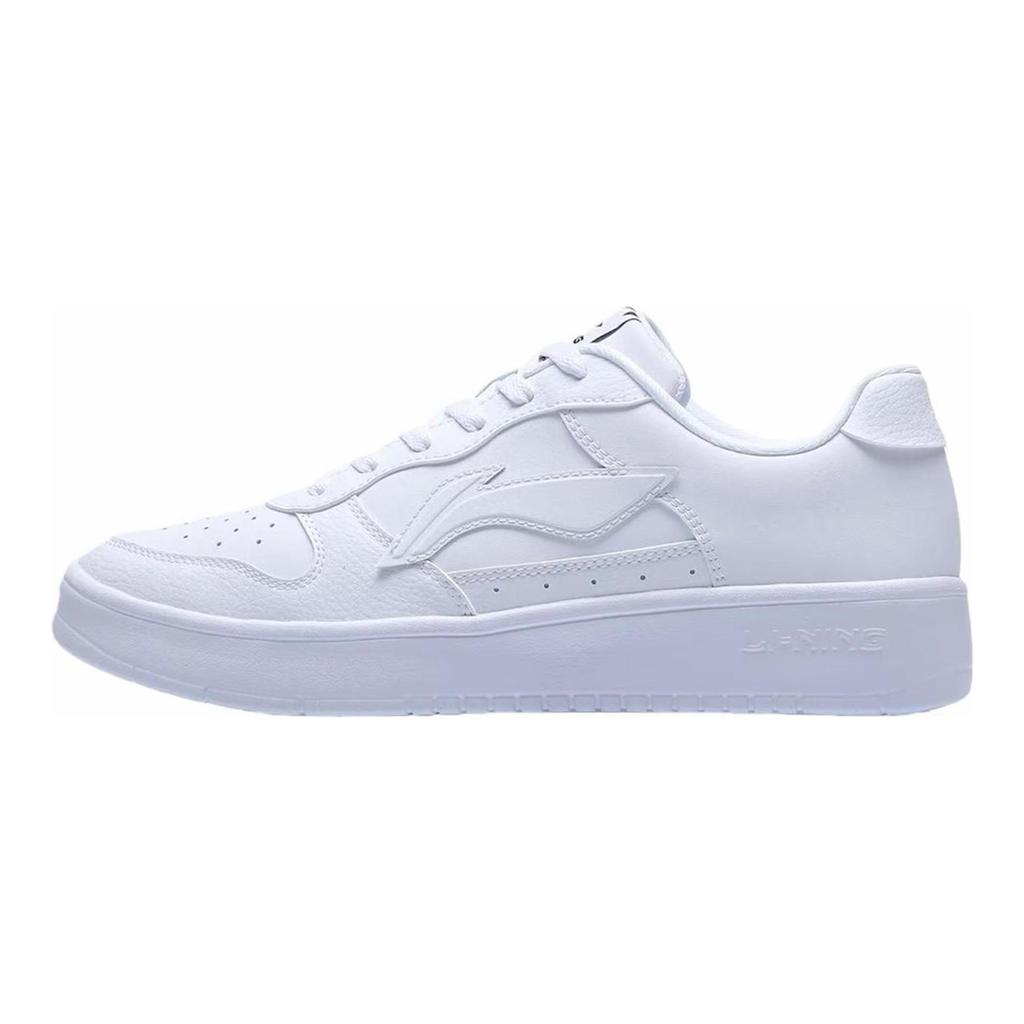 Li Ning Floating Boat Swallow Ink Box Abrasion Resistant Slip Resistant Low Top Skateboard Shoes Women's White AGCS420-6(TeamM--BOX)