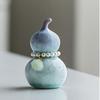 Xianci Colorful Ceramic Gourd Ornament - Cute Tea Pet Accessory for Tea Ceremony