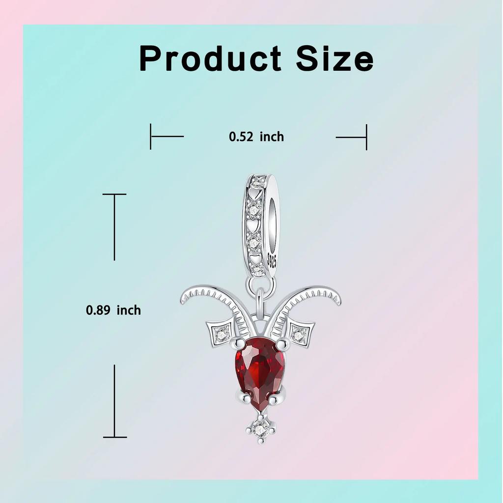 Copper Astrological Zodiac Twelve 12 Constellation Pendant Fit Original Bracelet Making For Woman Jewelry Fashion