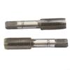 Tap Set Tools CNC Machine Silver 2pcs High Speed Steel 14mmx1.25 Metric Taper