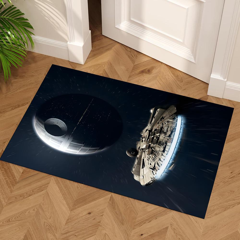 Star Wars Area Rug Suitable for Entryway Living Rooms Game Room Balcony Anti-slip Rug Office Home Decor Perfect Birthday Christmas Gift Idea