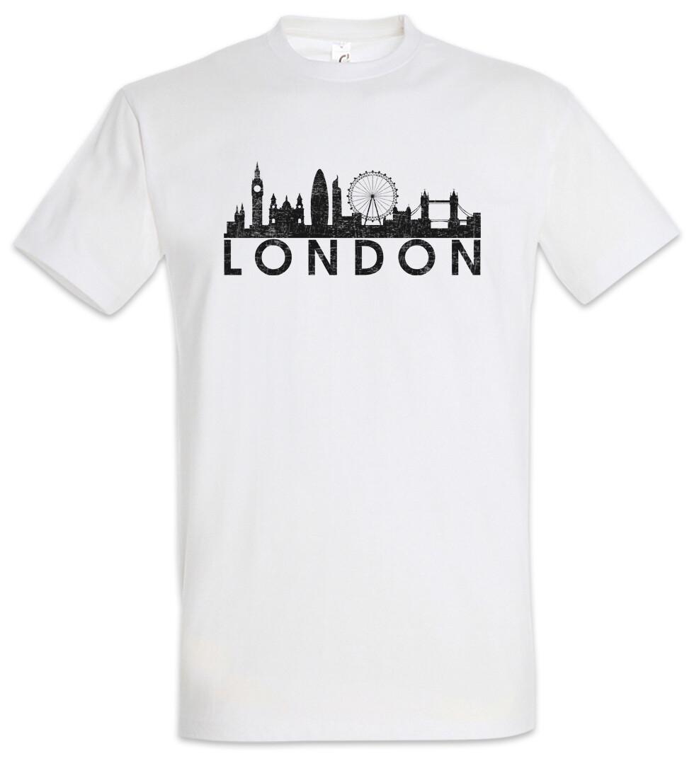 Skyline London T-Shirt City Fun England Great Britain United Kingdom UK GB S