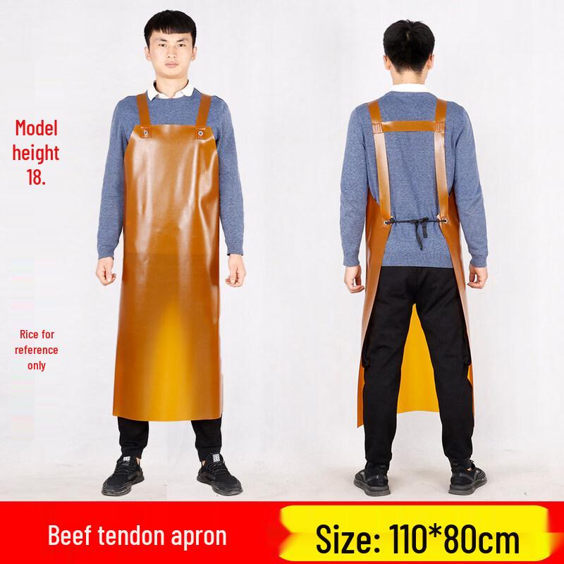 Heavy-Duty Waterproof Oil-Proof PVC Apron