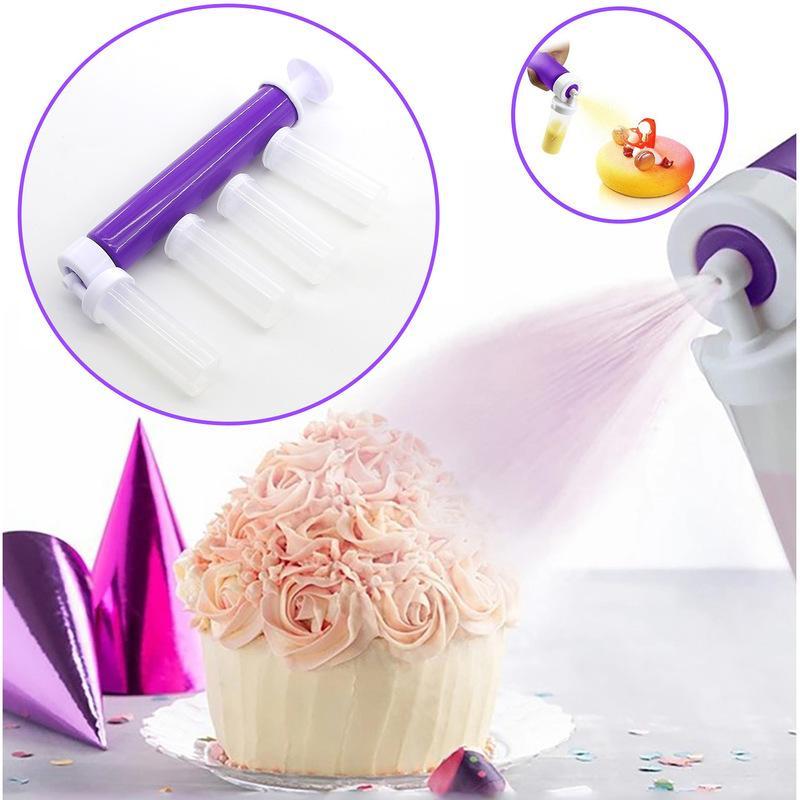 Cake Spray Gun Cake Airbrush Coloring Sprayer Duster Manual Watering Can Cake Baking Decorating Tools