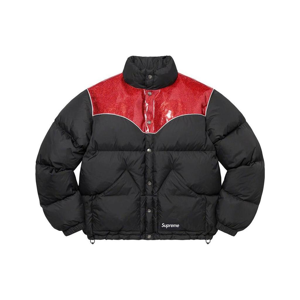 Supreme Glitter Yoke Down Puffer Jacket SUP-FW22-829