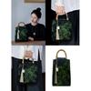Grüne Bambusknoten Qipao Handtasche Vintage Stil Hanfu Damen Tragetasche
