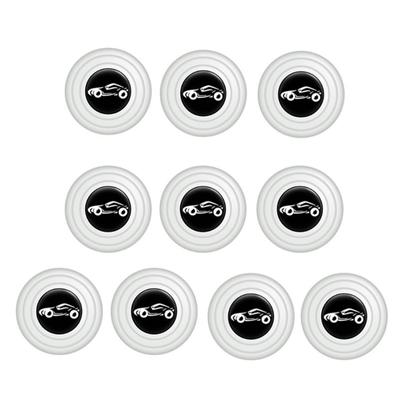 10x Car Door Shock Absorbing Silent Gasket Trunk Sound Insulation Pad Cushion Shock Absorbers Stickers Soundproof
