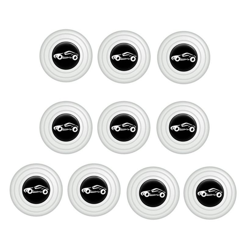 10x Car Door Shock Absorbing Silent Gasket Trunk Sound Insulation Pad Cushion Shock Absorbers Stickers Soundproof