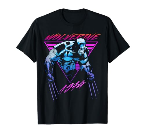 Marvel X-Men Wolverine Neon Retro Logan T-Shirt