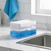 Press Type Sink Drain Soap Dispenser Sponge Holder Kitchen Sink Organizer Rack  Household Supplies