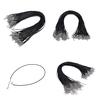100Pcs Wax Line Necklace Pendant Charms Cord Beads String Lobster Strap Rope Diy