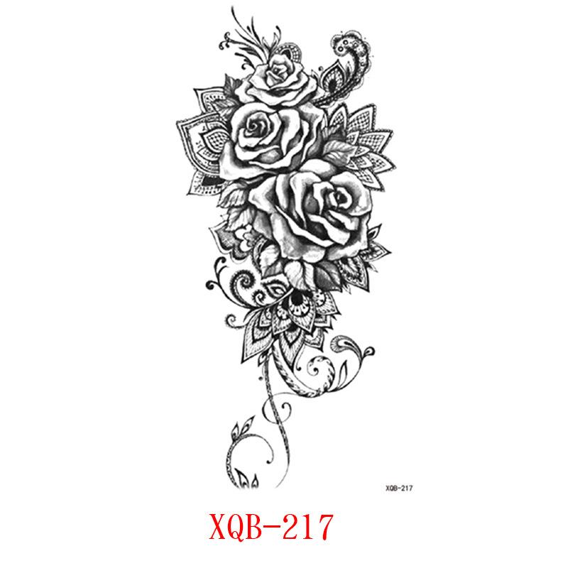 Small Full Arm Tattoo Stickers, Flower Letters, Animal Tattoo Stickers Stickers Tattoo