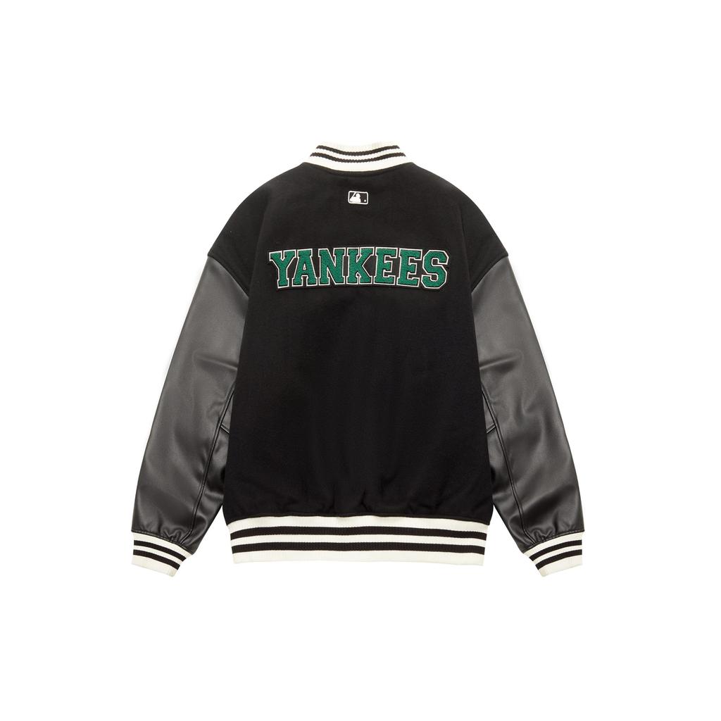 MLB Baseball Jacket Unisex Black 3AJPV0634-50BKS