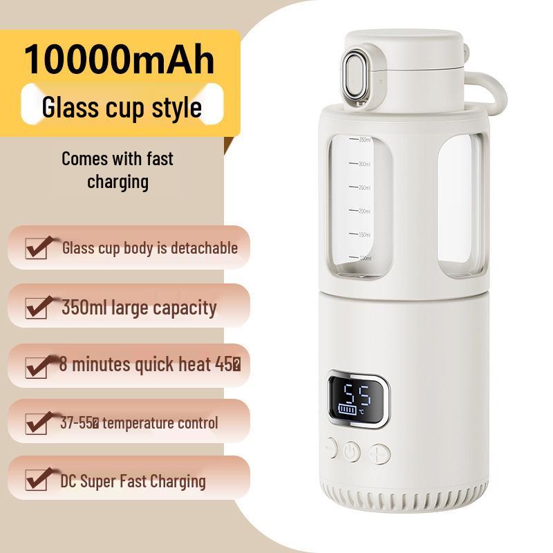 Portable Wireless Milk Formula Warmer & Thermostatic Kettle for Baby Formula Mixing