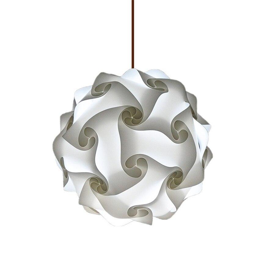 Modern Creative IQ DIY Puzzle Light Pendant Lamp Shade Decoration Chandelier Hanging Lighting Home Accessories