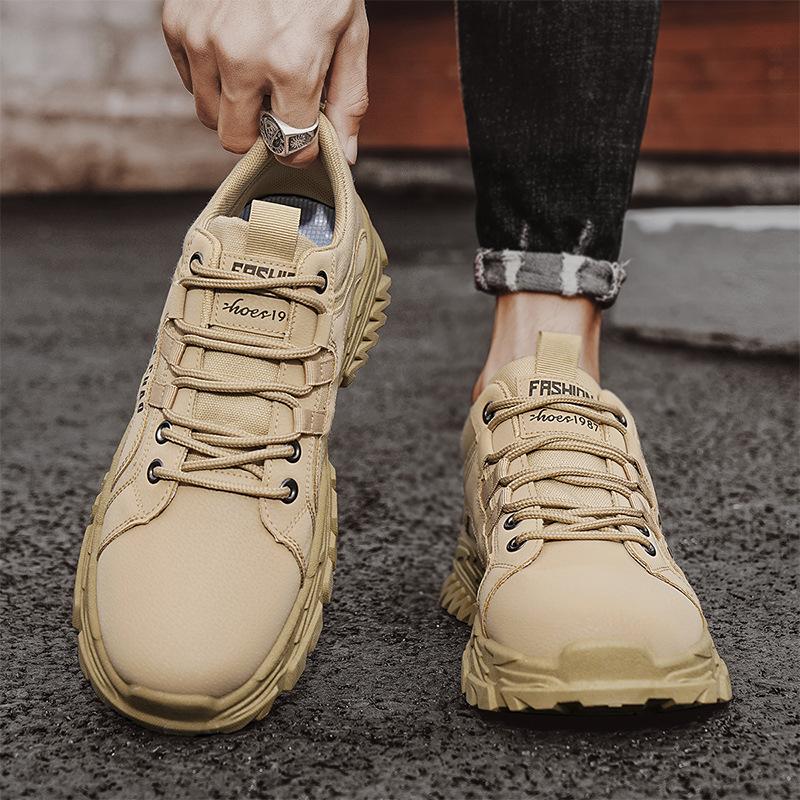 

Спецобувь мужская рабочая повседневная обувь на доске рабочая нескользящая износостойкая спортивная обувь для альпинизма и путешествий мужская обувь 39 хаки