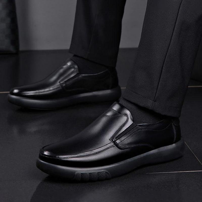 Pánské boty Ležérní značka léto Pánské mokasíny z pravé kůže Pohodlné nazouvací boty