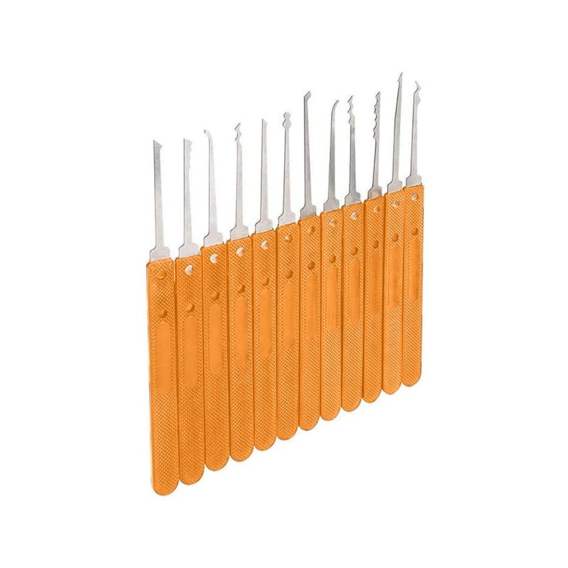 Set profesional de 17 piese pentru deschis încuietori Dispozitive cuprinzătoare pentru deblocarea încuietorilor Etui dens pentru transport Pentru experți pasionați