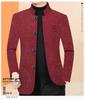 2026 Spring Men's Fashionable Stand-up Collar Jacket – Business Casual, Versatile, Trendy Dad's Wear