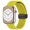 KALEBOL Magnetic Silicone Strap for Apple Watch Series 11 10 42mm/9 8 7 41mm/SE3 SE2 SE 6 5 4 40mm/3 2 1 38mm Carbon Fiber Texture Watch Band