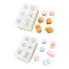 6 Cavity Silicone Mould For Resin Art Miniature Landscape Desktop Decoration Capybara Hippo Designs