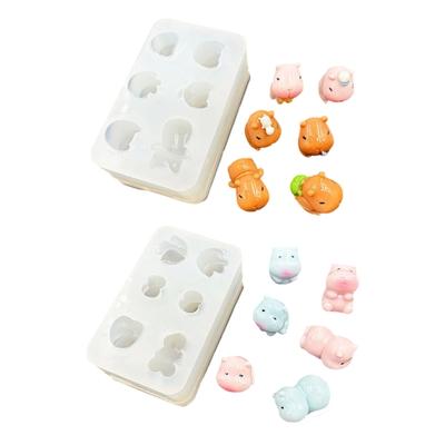 Detailed Animal Silicone Mould for Craft Miniature Scenery Desktop Display Accessories