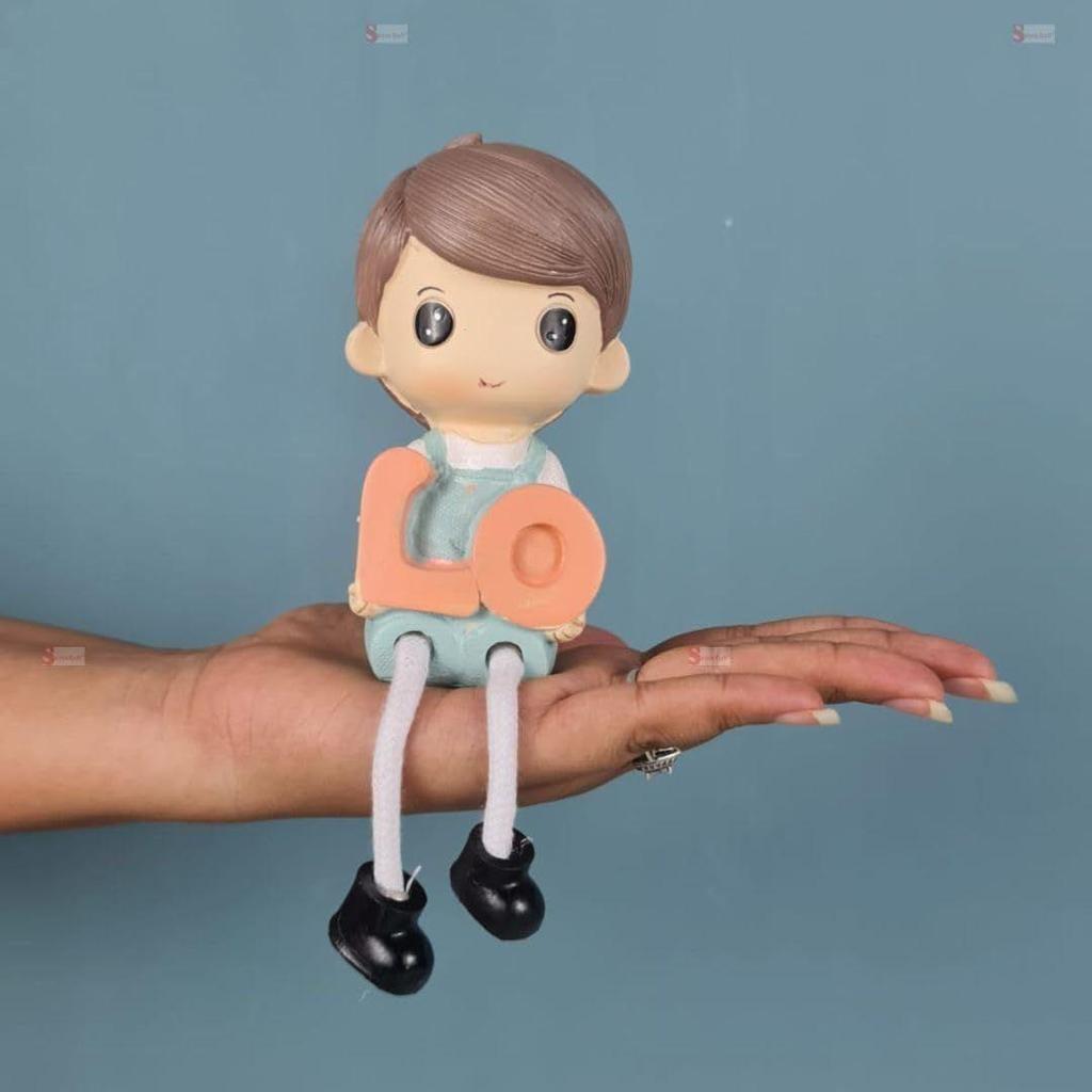 1 Set Hanging Legs Romantic Couple Showpiece | Cute Boy &Girl | Gift for Him/Her, Mother's Day,Home Décor, Living Room,