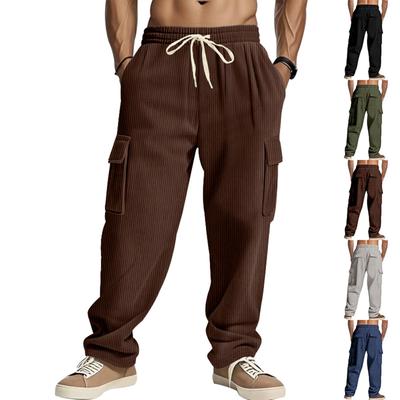 Men'S Pants Beach Pants Solid Color Comfortable Breathable Casual Daily Vacation Pants