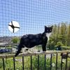 Stahlkabelverstärkte Katzensicherheitsnetz für Balkone und Fenster, Verstärktes Netzgewebe Zaun für Haustier