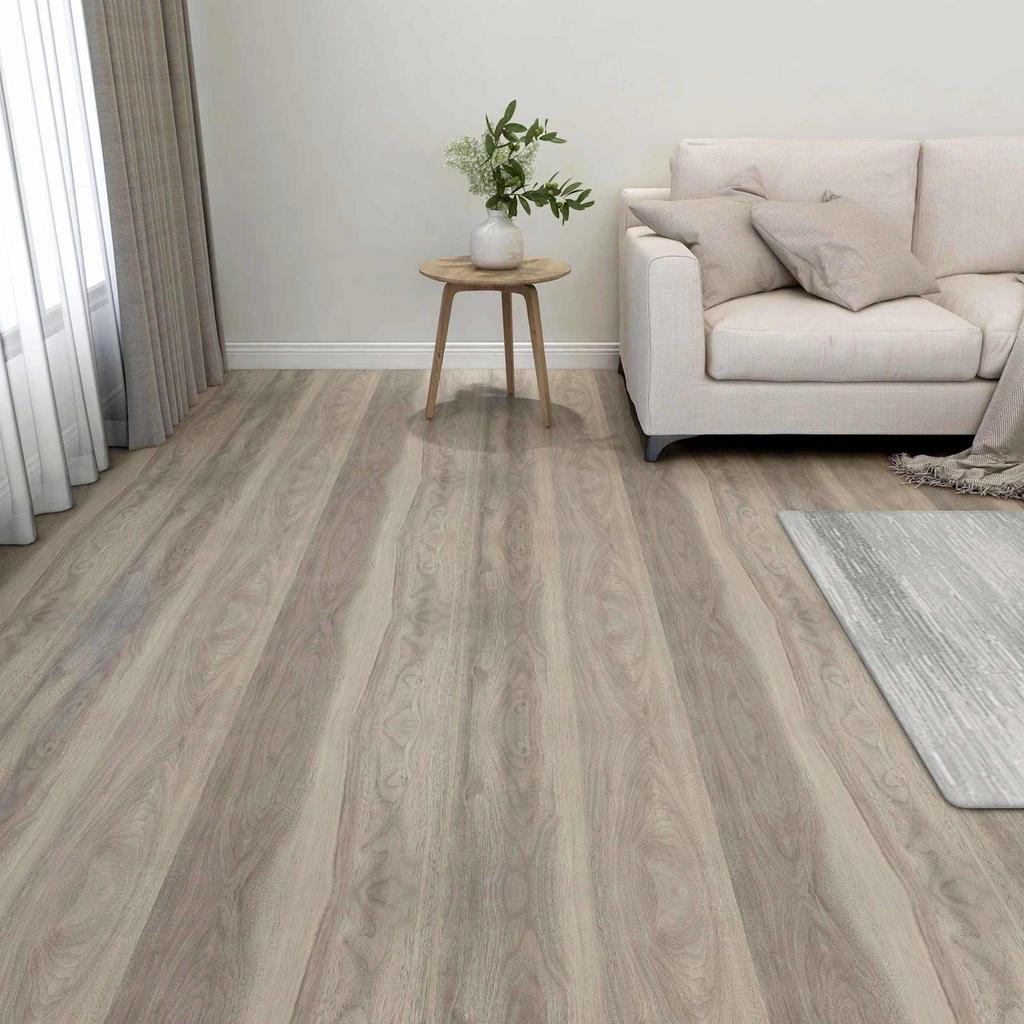 Floor Planks 5.11 M² 55 Pcs PVC Wood Colour