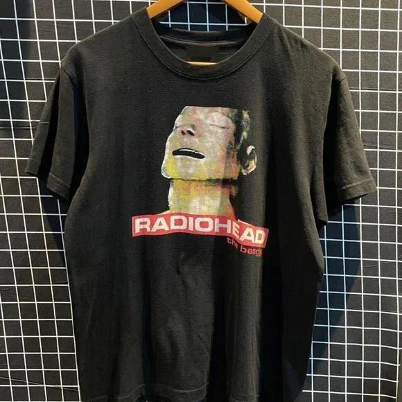 

1995 Radiohead ‘The Bends’ Черная унисекс футболка с коротким рукавом S5XL Унисекс футболка XXL