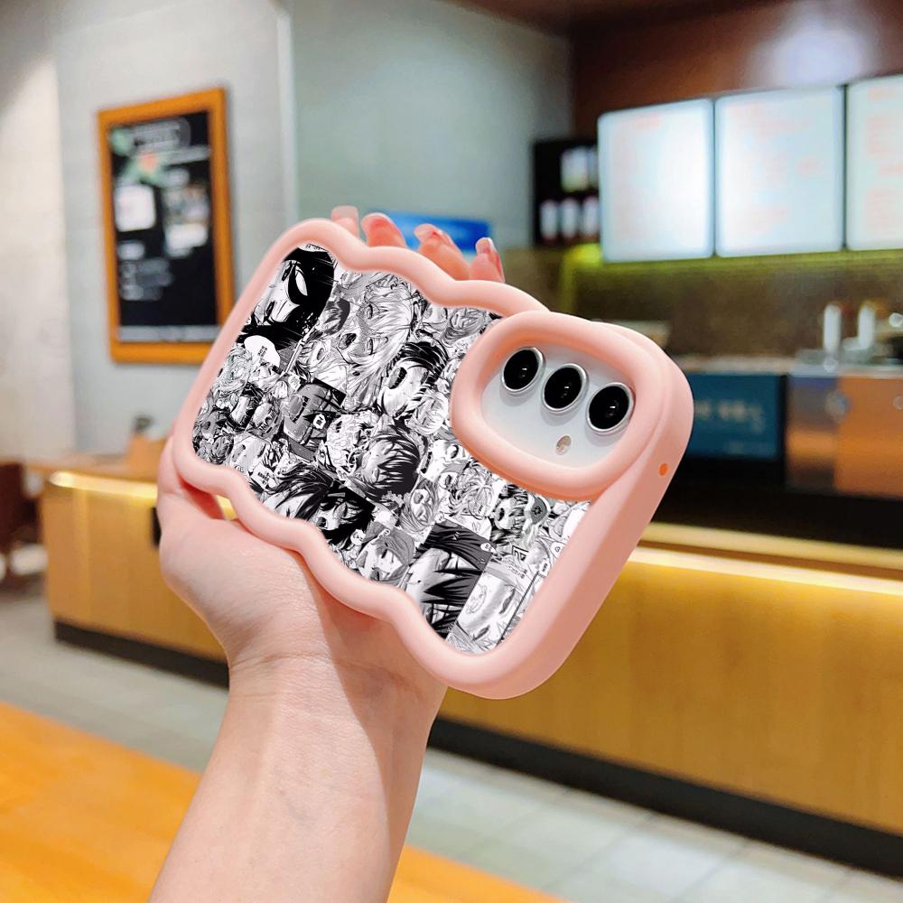 Ae81 Hentai Harajuku Anime Girl art Protective Phone Cases for Samsung S24 Plus S23 Ultra A14 A55 A06 Honor Motorola OnePlus Big Wave TPU Back Cover