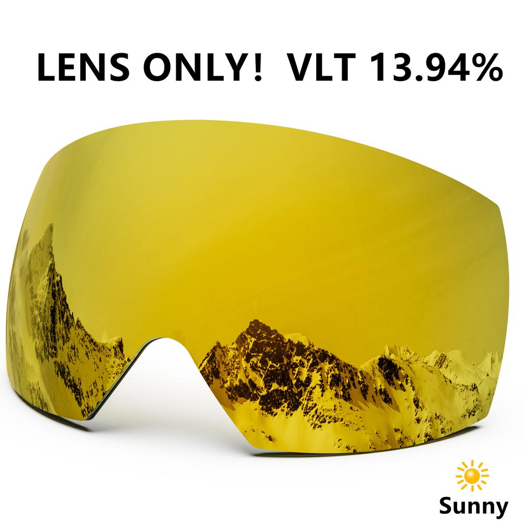 Maxjuli Ski Goggles Only Lens Anti Fog Winter Snow Sports for Men Women Youth Skiing Skating M6 Lens