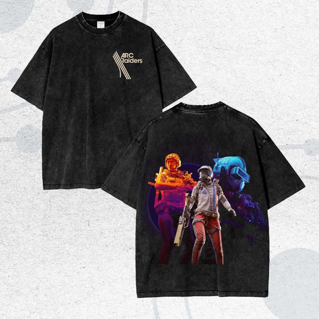 ARC Raiders TShirt T Shirt for Unisex and Women T Shirt Unisex Luxury Washed TShirt Fashion Popular High Quality Tops