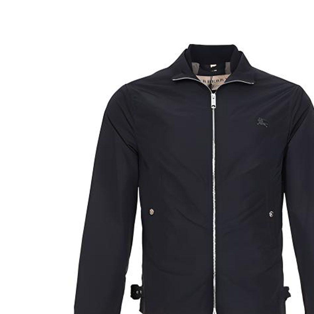 Burberry Men's Britain Windbreaker Jacket Black 39987701