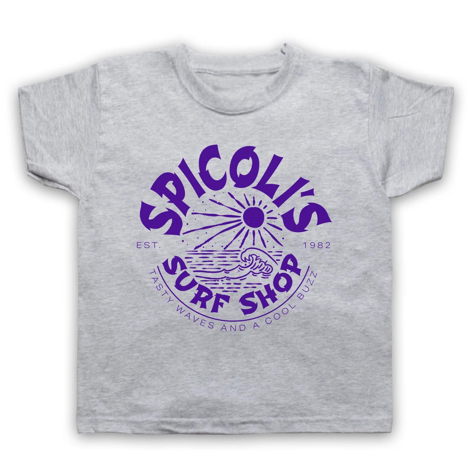 Spicoli s Surf Shop Fast Times Parody Ridgemont Kids T-shirt All Sizes & Cols 140