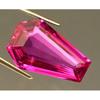 Natural Pink Sapphire Faceted 19 Ct Ceylon Fancy Cut Certified Loose Gemstone