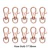 10Pcs/Lot 23/32/36/38mm Lobster Clasp Hooks Keychain 6 Colors DIY Jewelry Making Finding for Necklace Bracelet Chain Supplies