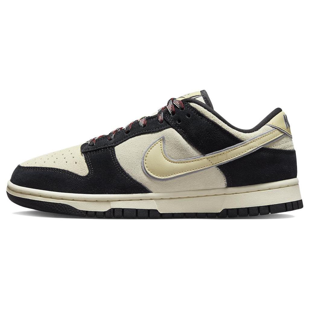 Jauni Nike Dunk Low Lx Melna Zamšāda Team Gold Sieviešu DV3054-001