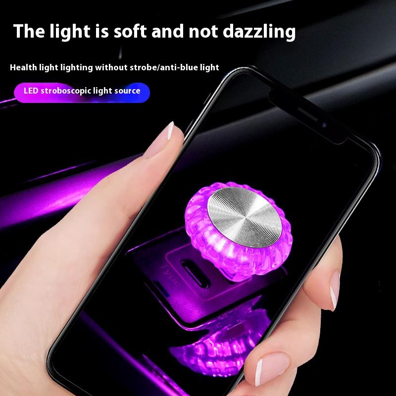 Car Interior Portable Car USB Ambient Light Mini LED Decorative Ambient Light For Ambient Light Computer Light Plug and Play