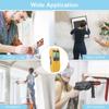 5in1 Sh402 Wall Stud Detector Sensor Stud Finder Metal Detecion Metal Depth Measurement Finder with LED Display and Audio Alarm