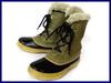Canada Heavy Leather Snow Boots 23.0 Brown