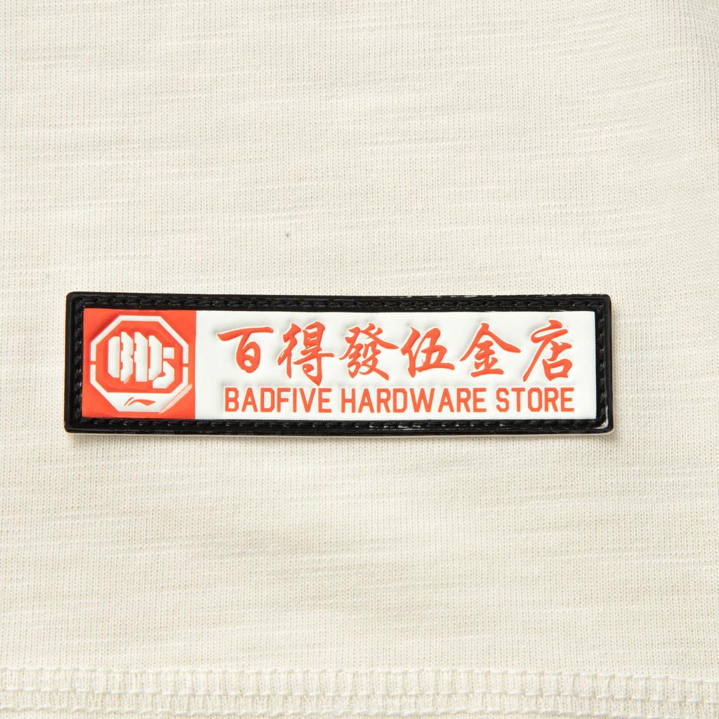 Li Ning Basketball Series Letter Round Neck Breathable Versatile Loose Short Sleeve T-Shirt Men Tops Light-Pink Gray AHSVB75-1