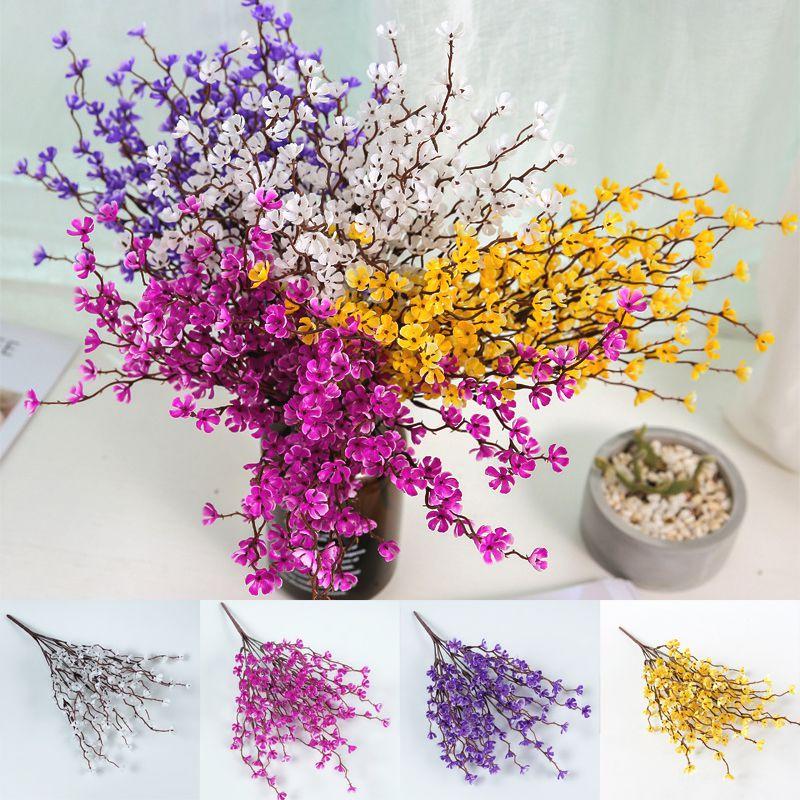Realistic Artificial Plum Blossom Branches For Elegant Home And Office Decor